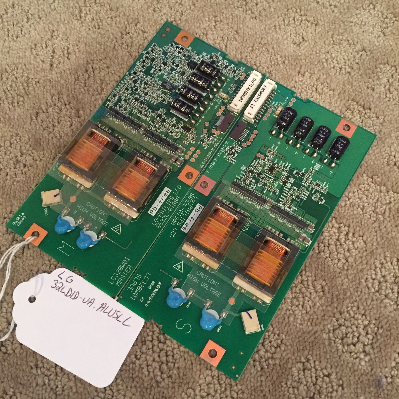 LG 3200AK TV-INVERTER-KARTE 6632L-0190A 6632L-0189A KLS-EE32P-